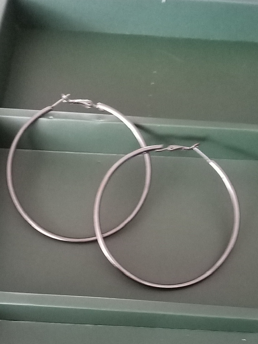 Classic Silver Hoop Earrings - Women Jewelry